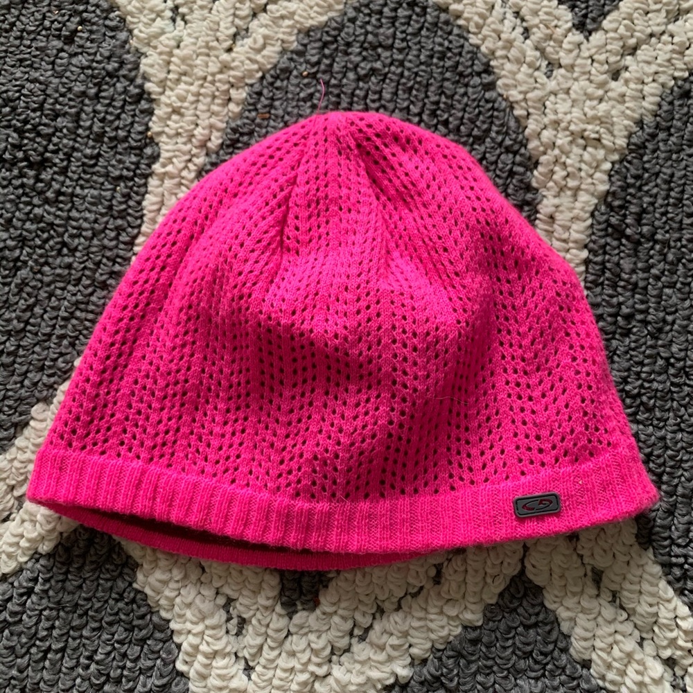 Pink thermal hats
